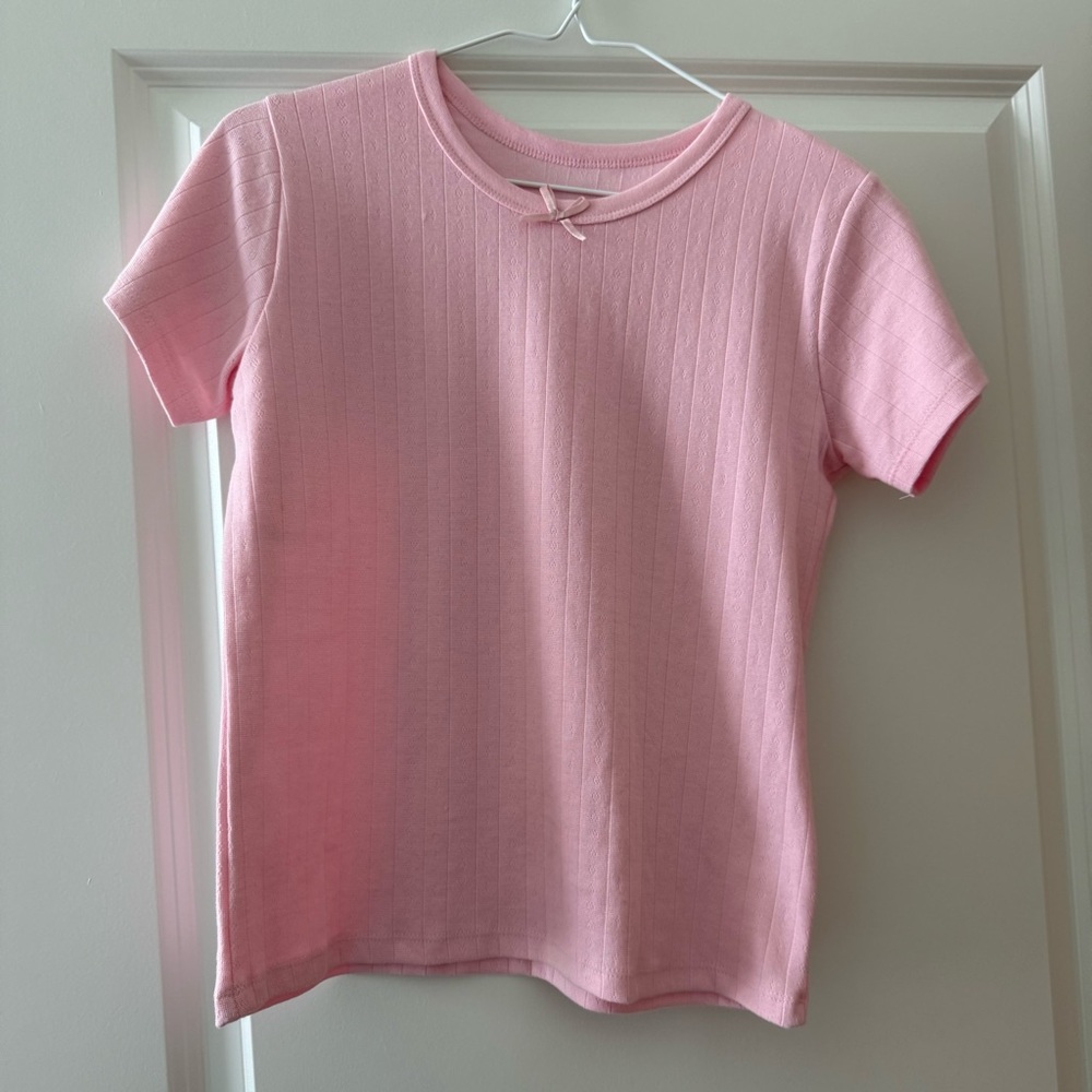 Brand New Daily Drills Pointelle Baby Tee